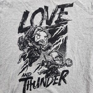 Thor Love and Thunder Marvel Studios Gray Short Sleeve T-Shirt Men's M